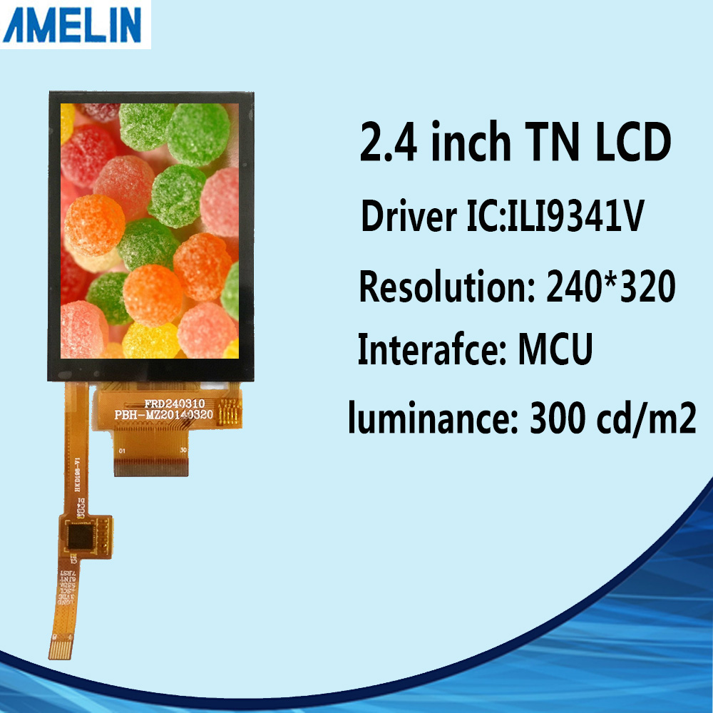 2.4寸MCU电容触摸TFT液晶屏LCD显示屏240*320小尺寸可开模定制屏