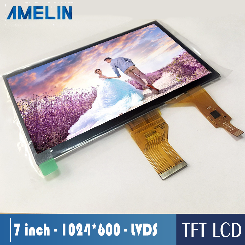 7 inch 1024*600 LVDS TFT lcd display with capacitive touch screen panel and EK79001AF driver IC 7 tf