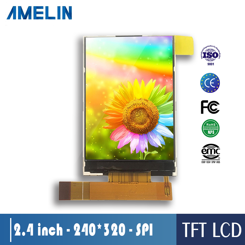 2.4 inch 240x320 TFT LCD module screen with spi display small lcd display