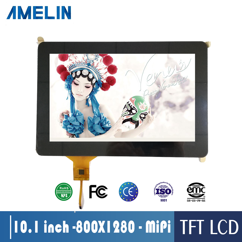 10.1 inch 800*1280 MIPI Interface TFT LCD touch screen panel with ips lcd display 10.1 inch display 