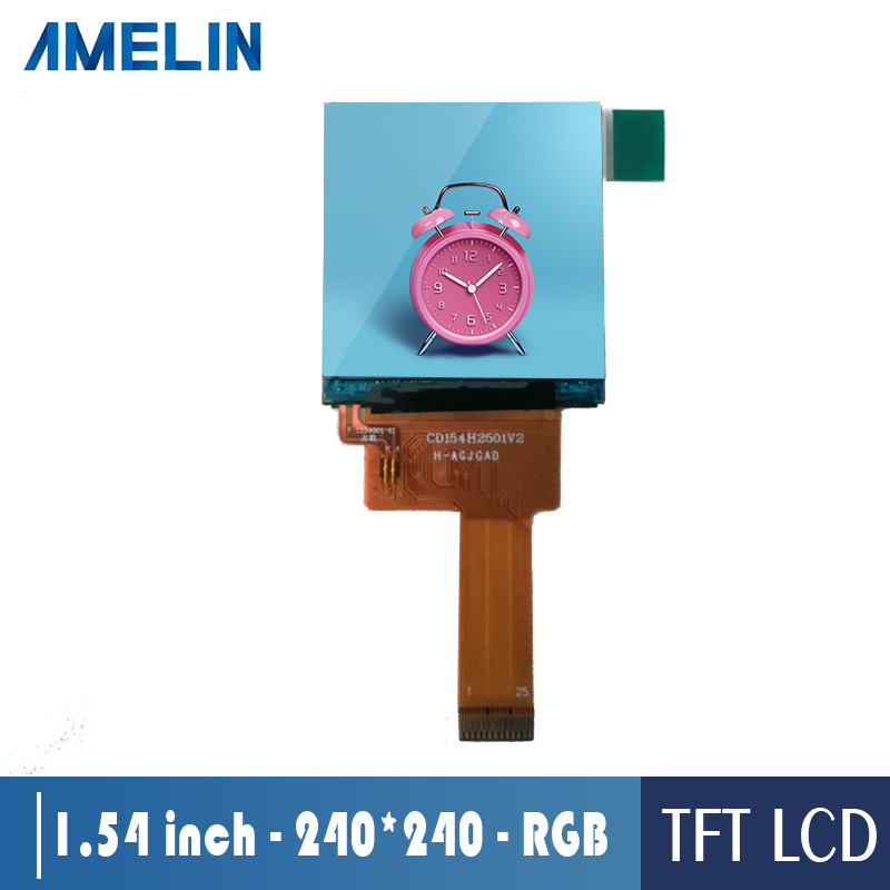 1.54寸TFT液晶模块LCD IPS型 RGB 240*240可带TP触摸 显示屏模组