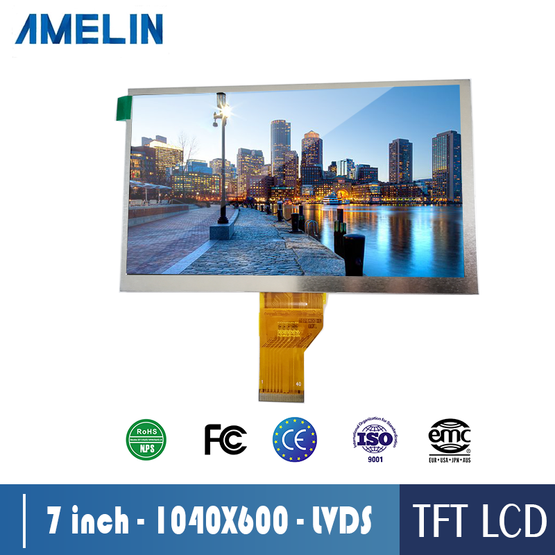 High definition 7 inch 1024*600 TFT lcd display