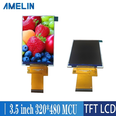 3.5寸TFT LCD320X480分辨 MCU接口 可带TP触摸屏 IPS液晶显示屏