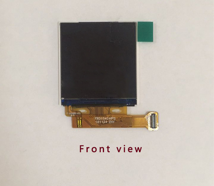 1.54 inch 240*240 tft lcd display ips mcu with ctp for smartwatch