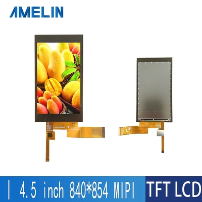 4.5寸TFT lcd屏 480*854分辨率 RGB带电容TP触摸屏 IPS液晶显示屏