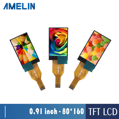 高质量0.91寸液晶显示屏 TFT lcd TN屏 &nbsp;SPI接口 80x160分辨率