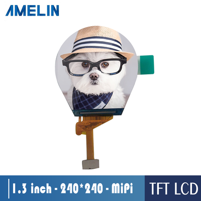 1.3 inch round 240*240 IPS MCU ST7789V driver IC tft lcd display