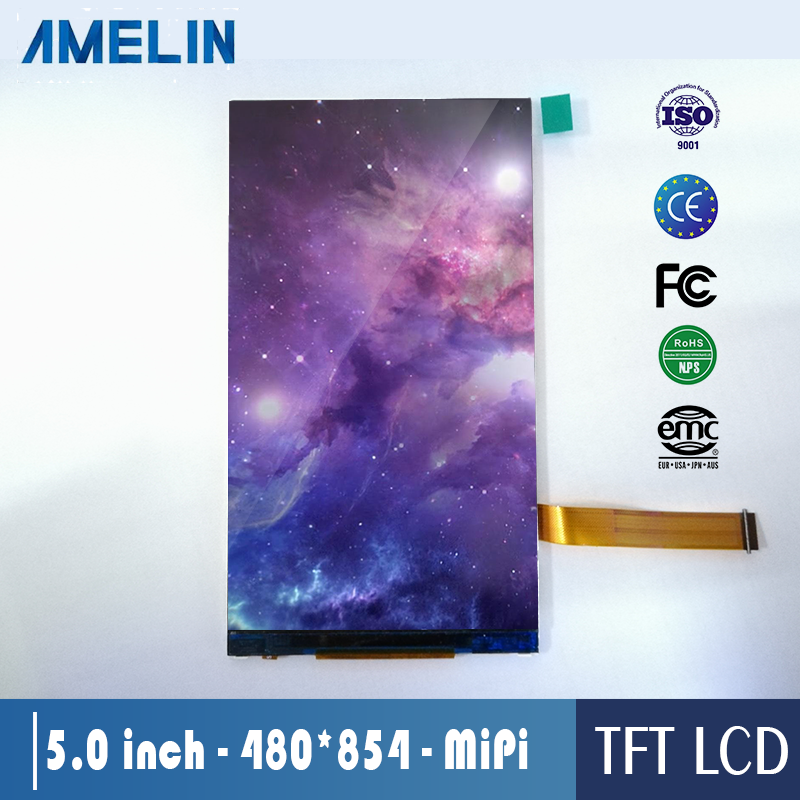 5 inch 480*854 MIPI interface tft lcd display panel with ILI9806E-2C Driver IC lcd module screen