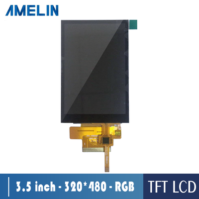 3.5 inch 320*480 resolution tft lcd touch screen panel with RGB Interface panel and 12 O'clock viewi
