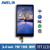 6.0 inch 720*1280 resolution new TFT LCD screen with IPS Viewing angle and MIPI interface